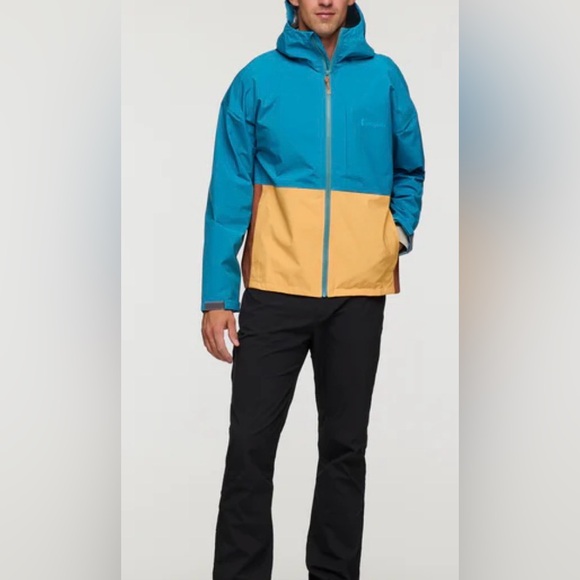 NWOT Cotopaxi Men’s Cielo Full Zip Anorak, Lake Color Block, Medium. - Picture 8 of 9